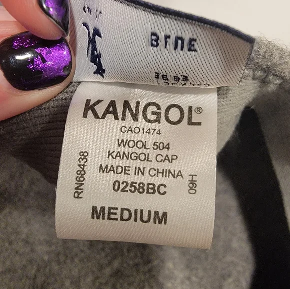 Grey Kangol Flat/Newsboy Style Cap - Picture 8 of 12